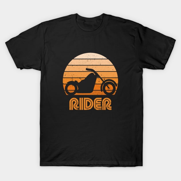 Retro Rider T-Shirt by rojakdesigns